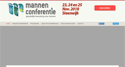 Desktop Screenshot of mannenconferentie.nl