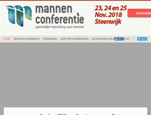 Tablet Screenshot of mannenconferentie.nl